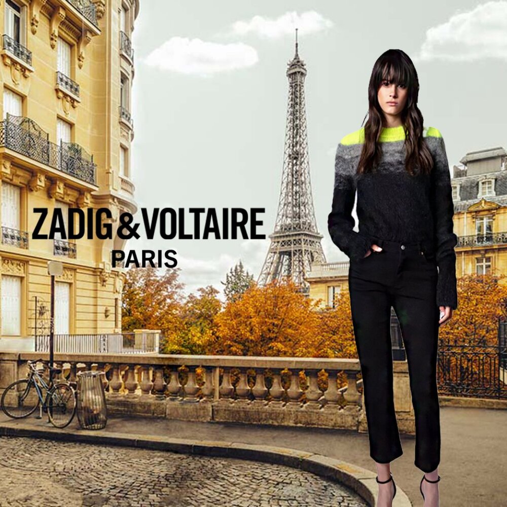 Zadig & Voltaire Georgia Multi Color Sweater
